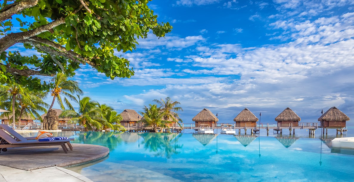 Tahiti beach front